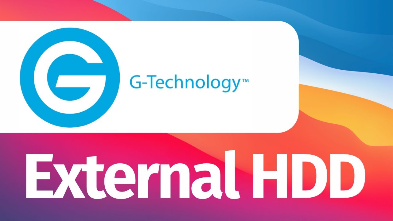 How to use & set up G-Technology External Hard Drive on Mac