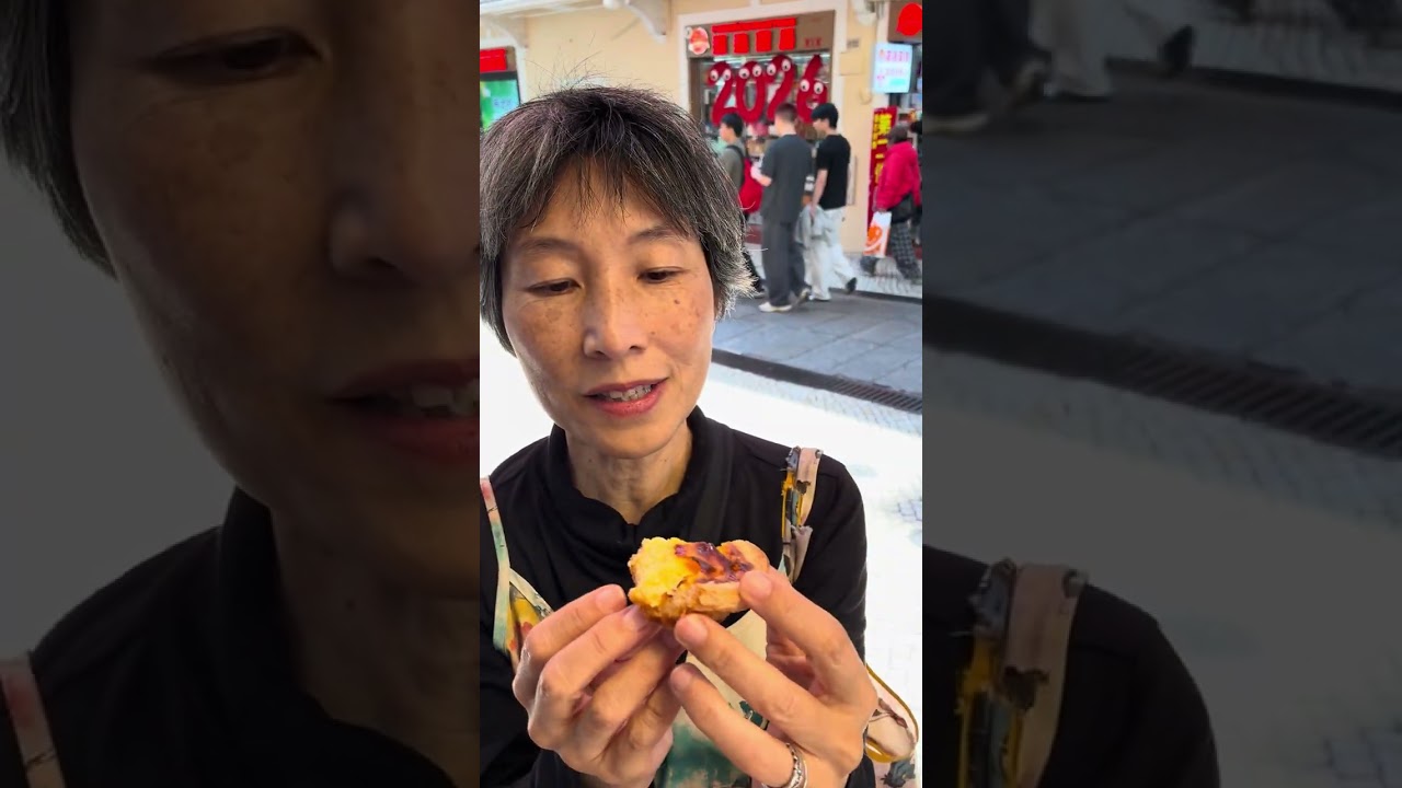 マカオのご飯通り