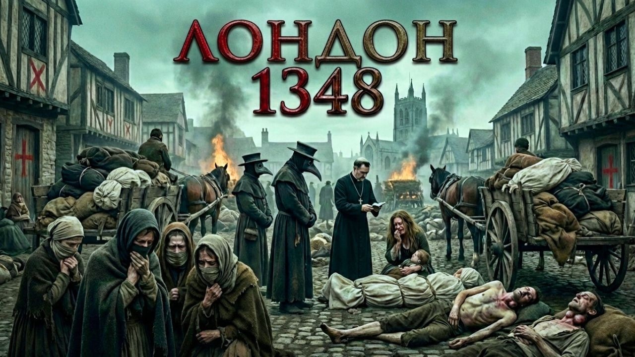 LONDON 1348 (РЕКОНСТРУКЦИЯ ИИ) — ПОСЛЕДНИЕ ДНИ ПЕРЕД ЧЁРНОЙ СМЕРТЬЮ