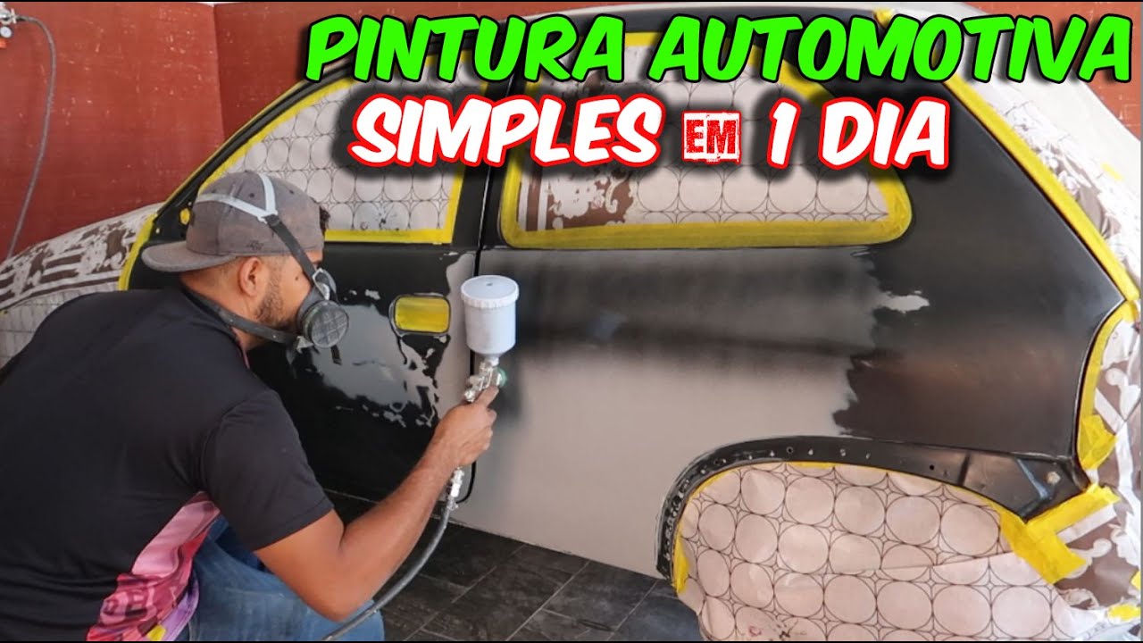 COMO  fazer PINTURA AUTOMOTIVA PERFEITA com T&Eacute;CNICA SIMPLES e F&Aacute;CIL!