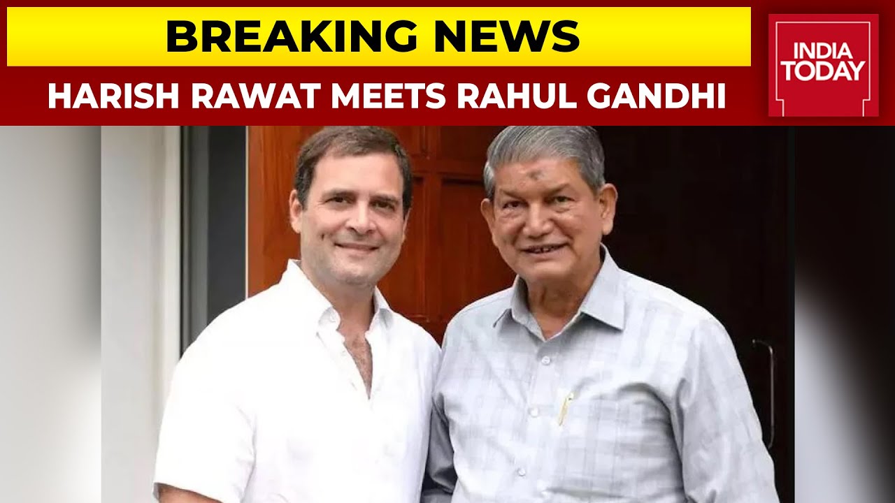 Harish Rawat Meets Rahul Gandhi At His Resident 2 Days After Cryptic Tweet |  Breaking News