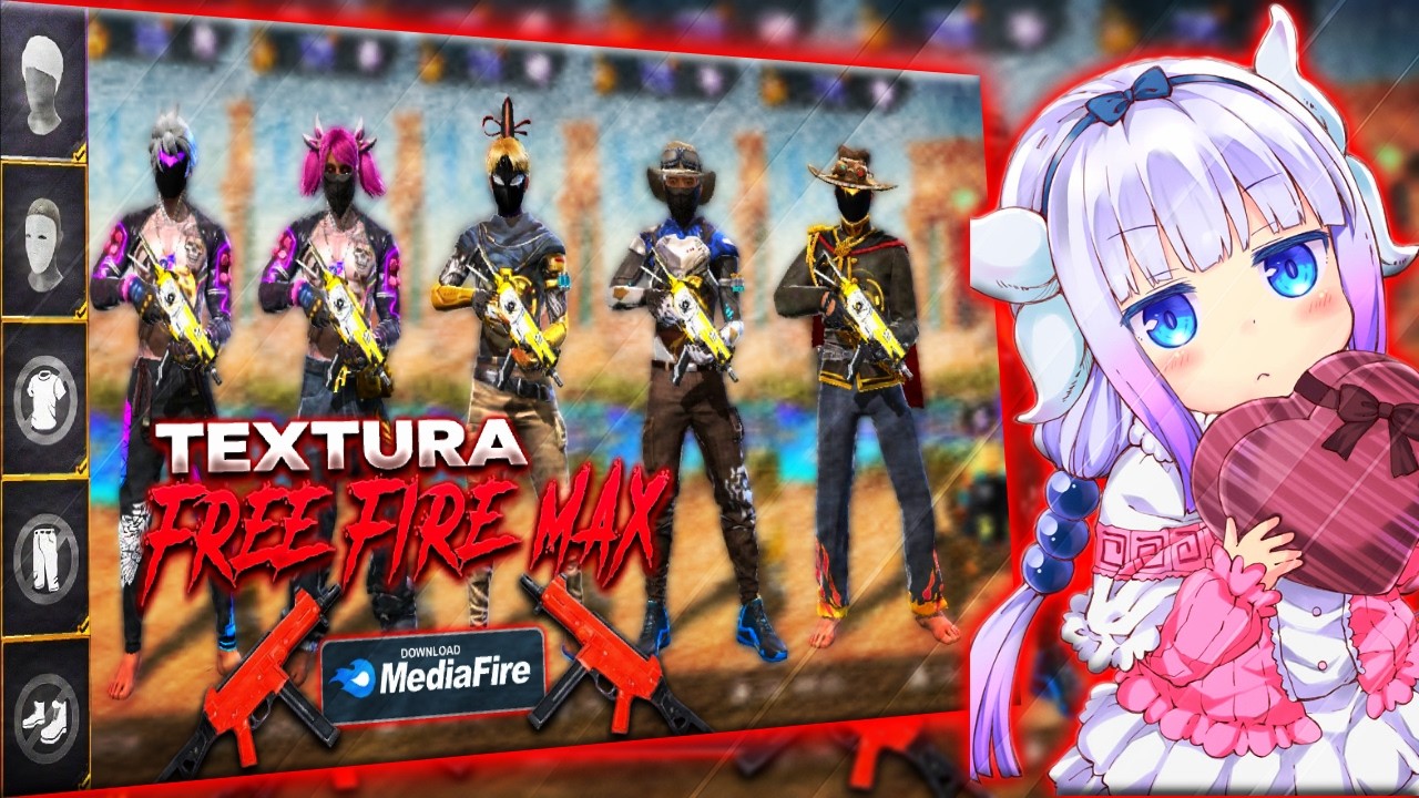 📦PACK de TEXTURA PRA FREE FIRE MAX 🤯‼️ ANT BAN - ANG LAG - TEXTURA NA PADR&Atilde;O 🔥🔥