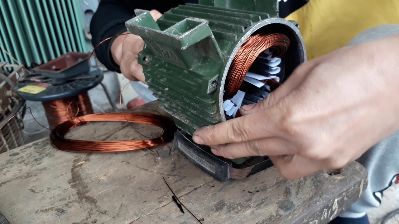 Hướng dẫn cơ bản cách quấn máy bơm cho bạn mới học nghề