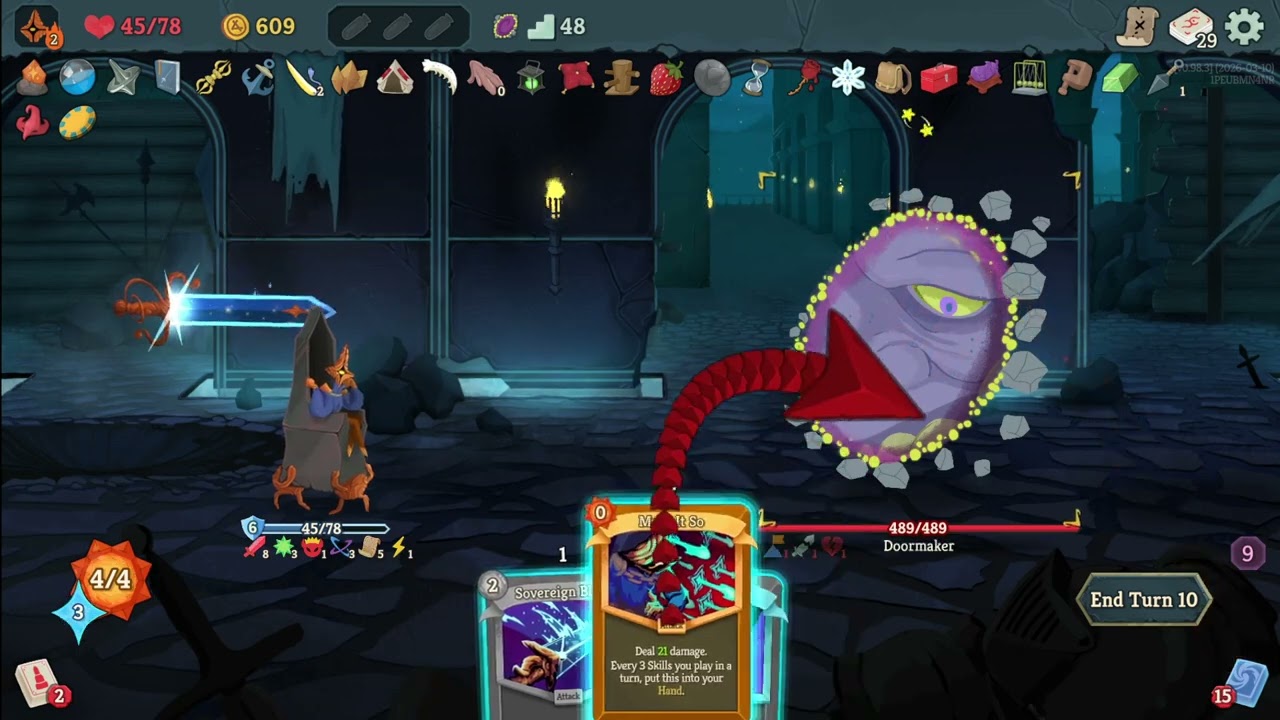 Slay the Spire 2 Doormaker One Turn Kill with Regent and Sovereign Blade