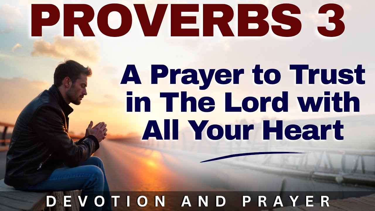 &ldquo;Trust in the Lord With All Your Heart&rdquo; &mdash; Proverbs 3:5&ndash;6 | Morning Prayer and Devotion
