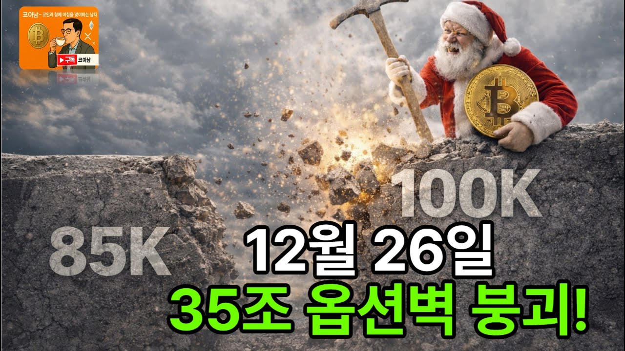 12월 26일, 100K 옵션벽이 허물어진다｜횡보 끝, 큰 방향 나온다