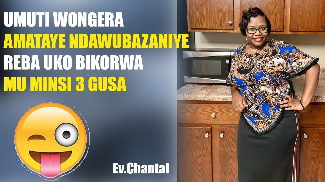 Birakora cyane bigerageze urebe iminsi 3 gusa urabona impinduka😋Abagore nabakobwa mwigire hafi. 