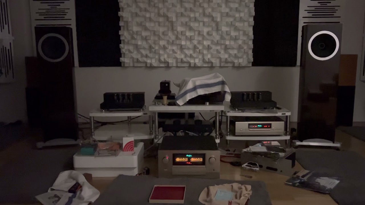 Accuphase e800 and dp750 with tannoy dc10a