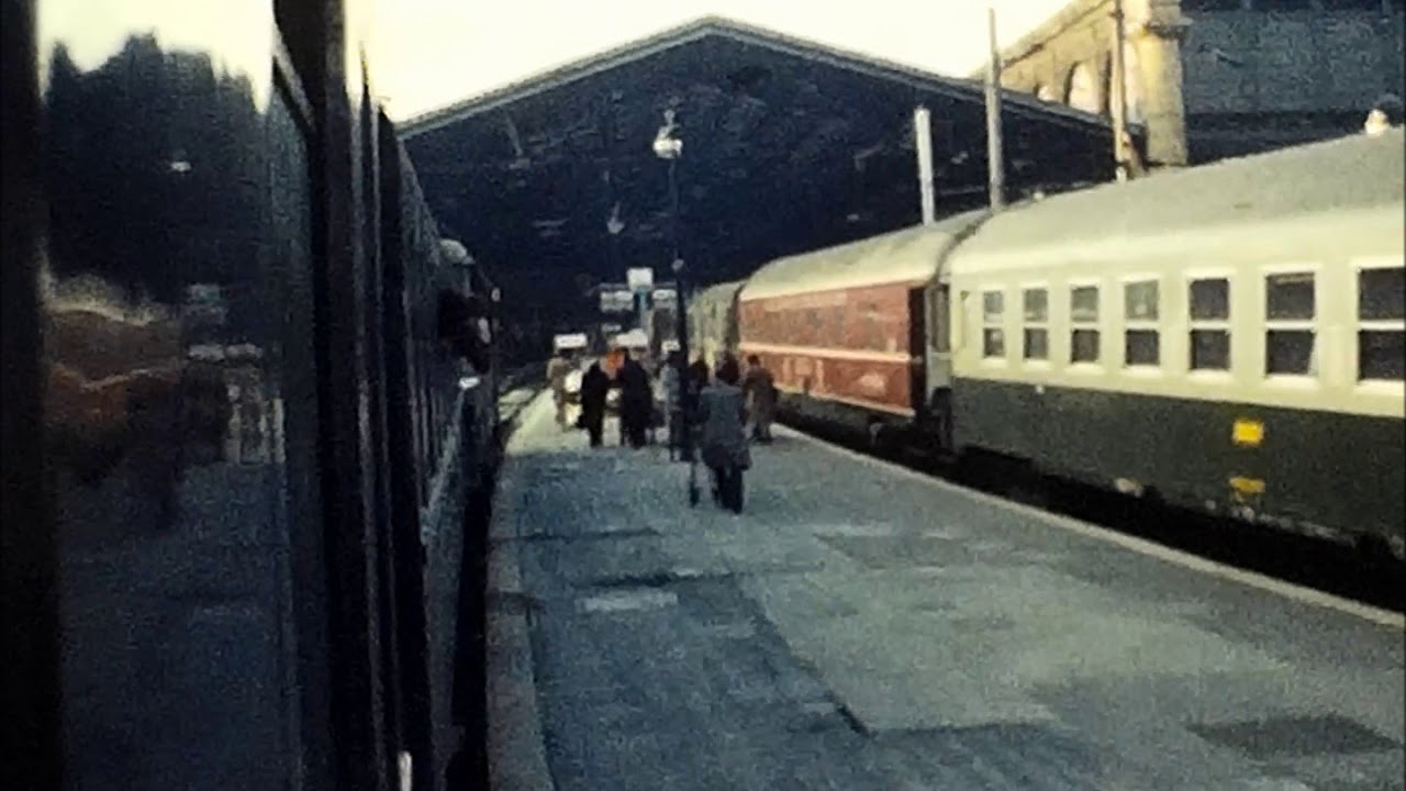 Last 'Night Ferry' arriving in Paris 1980