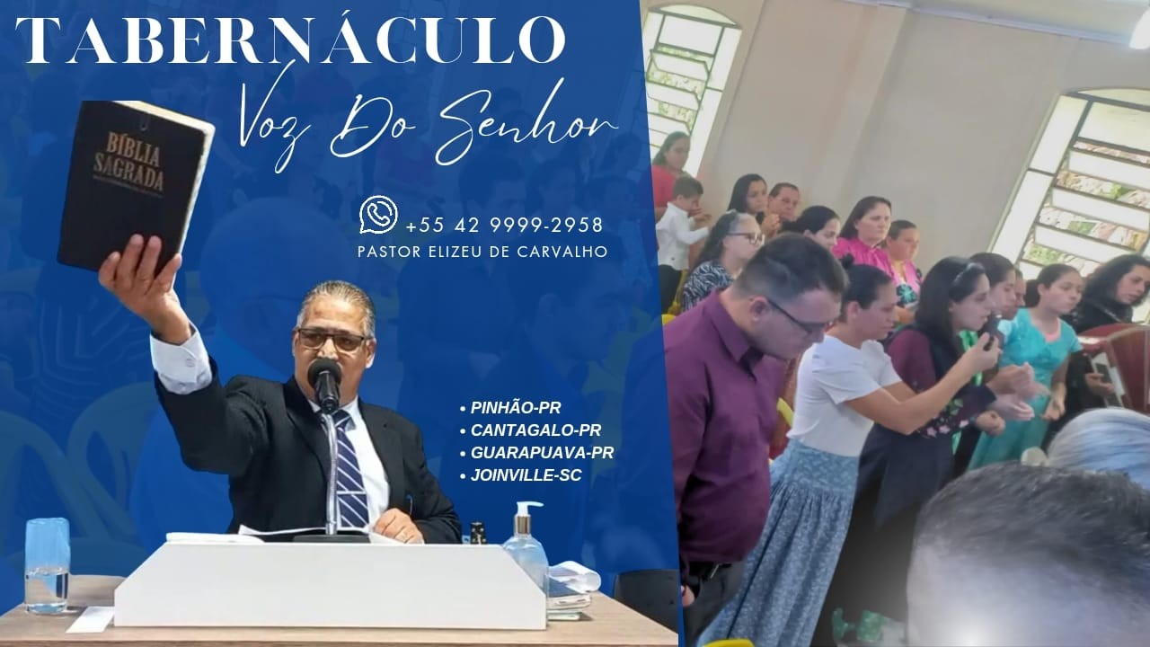 🔴 AO VIVO | MENSAGEM: CONFIÇÃO SINCERA | TABERNÁCULO VOZ DO SENHOR