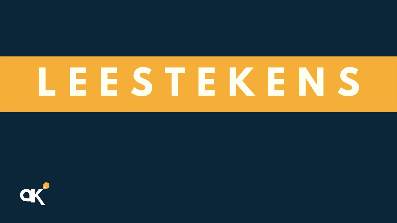 Leestekens
