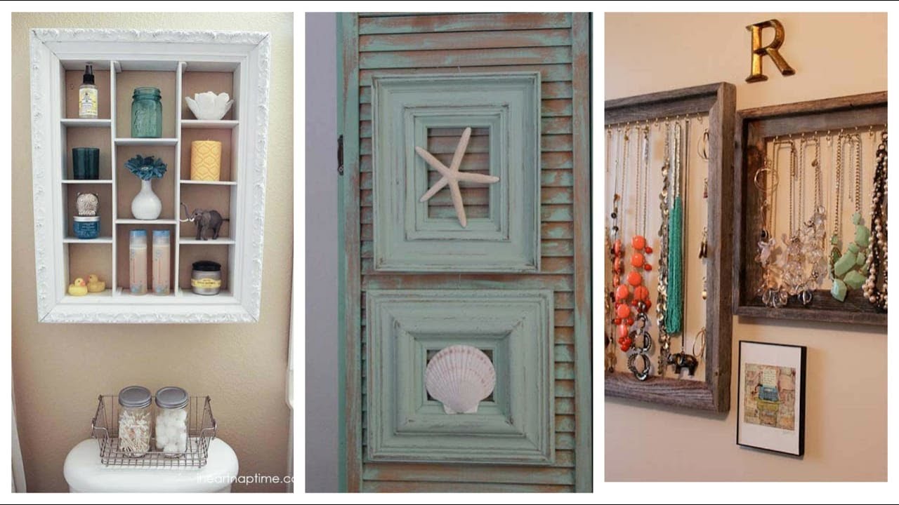 12 Decorações criativas para fazer usando molduras velhas
