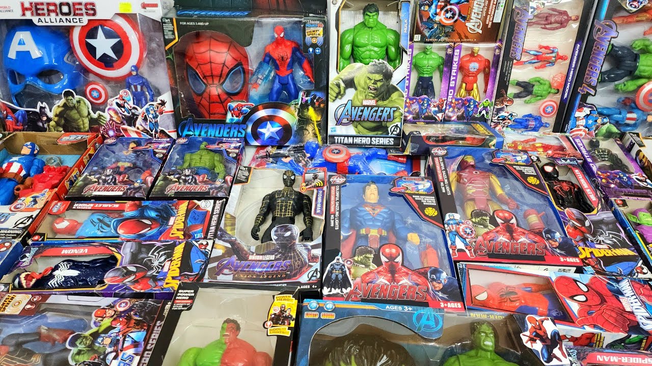SPIDERMAN vs CAPTAIN AMERICA vs HULK AVENGERS IRONMAN,VENOM CARTOON, THANOS,BATMAN AVENGERS ASSEMBLE