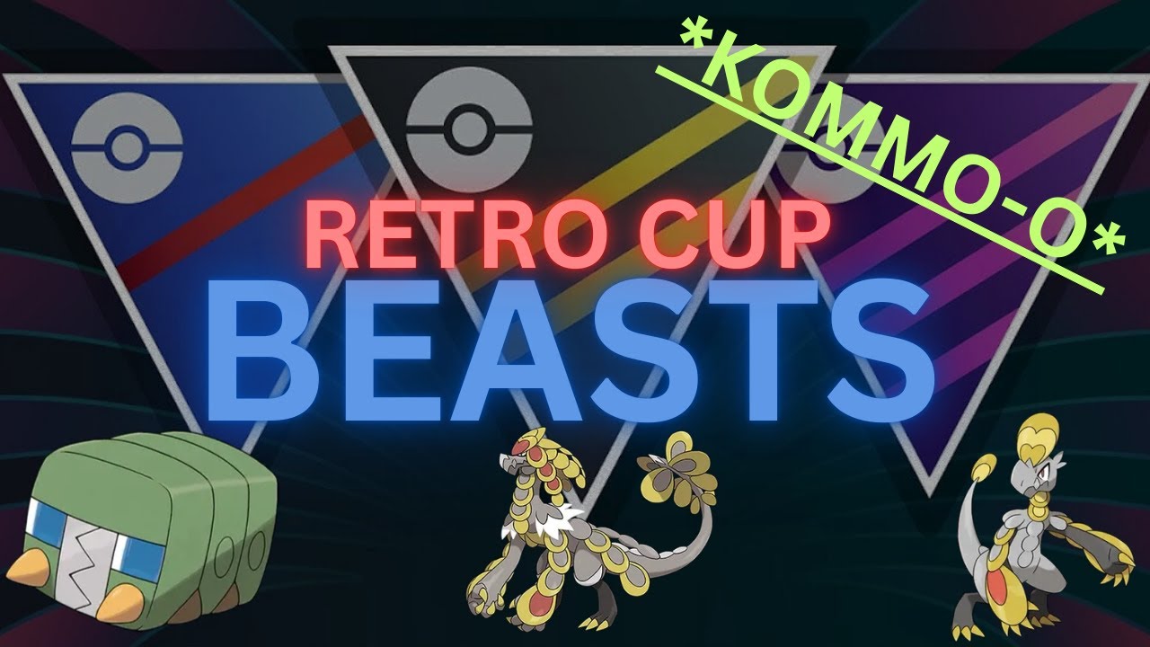 Команда Charjabug Kommo-o Hakamo-o из Retro Cup Great League — настоящие ЗВЕРИ в PokemonGo!