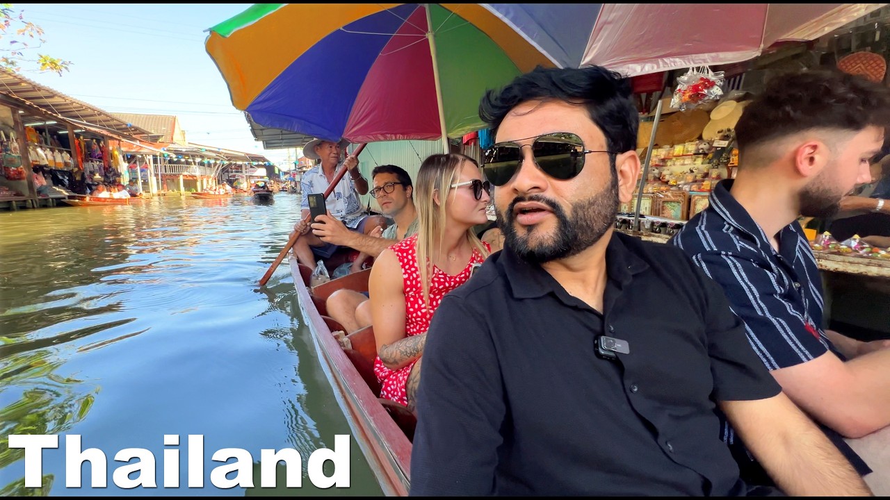 Thailand ka Floating Market Dekh Kar Hairaan Reh Gaya😳 🇹🇭