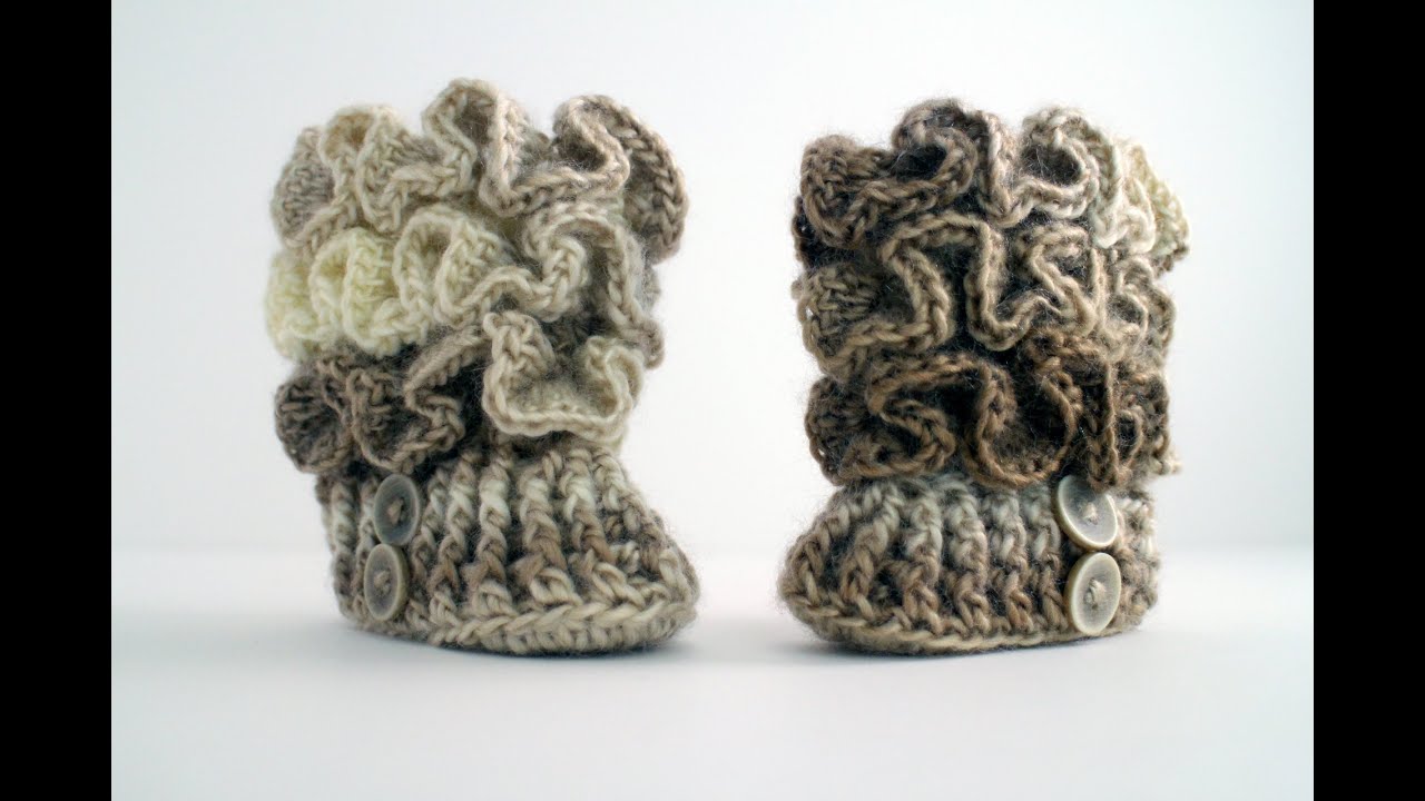How to Crochet Baby Booties