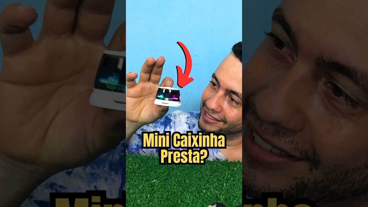 Essa Mini Caixinha de Som Tem um Som Incr&iacute;vel! 😮🔊🔊