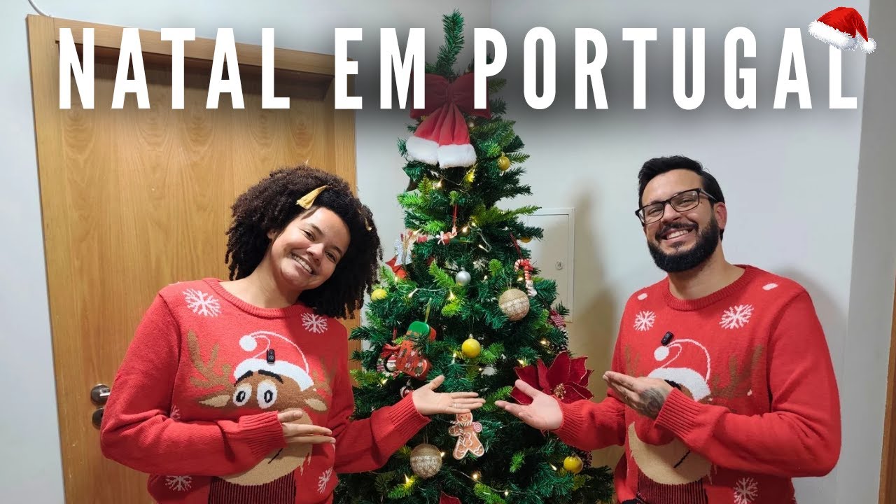 Decoramos Nossa Primeira ÁRVORE DE NATAL - Brasileiros em Portugal 🇵🇹🎄