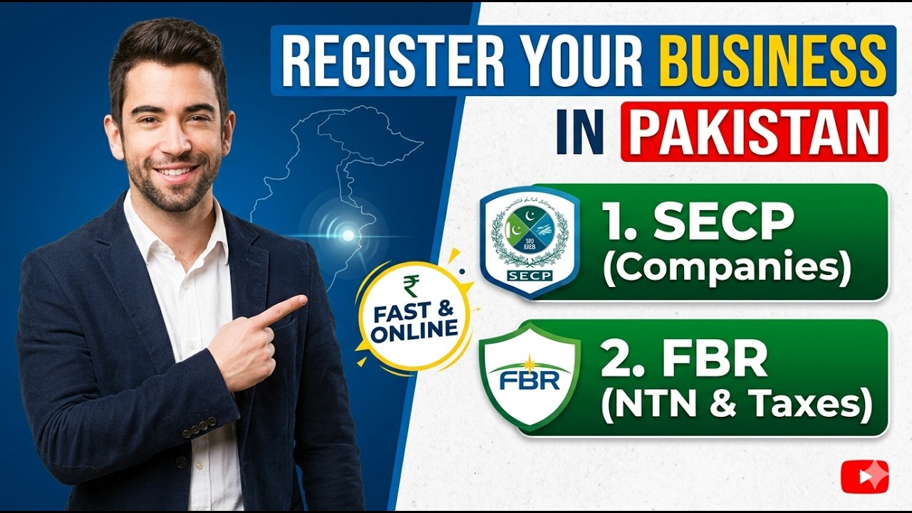 How to Register Your Business in Pakistan | Business types and Registration in Pakistan | SECP - FBR