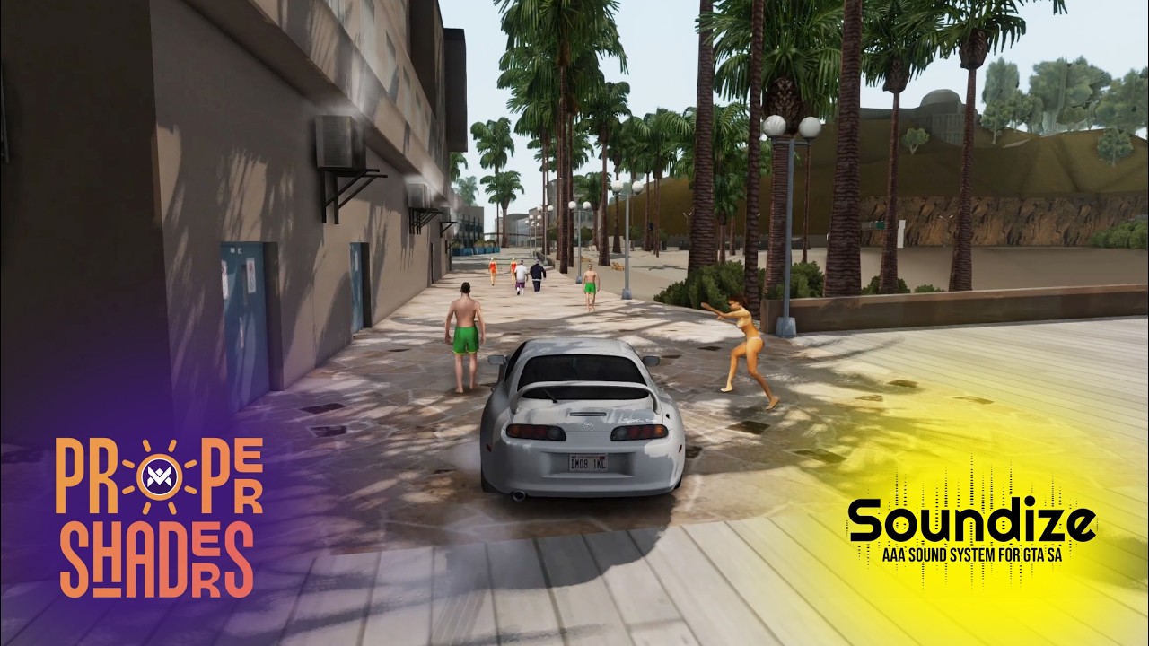[GTA SA] Proper Shaders + Soundize (lançamento de novos gráficos HD; sons de turbo e interior)