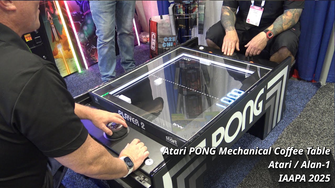 Оно вернулось &mdash; механический журнальный столик Atari Pong (Alan-1)