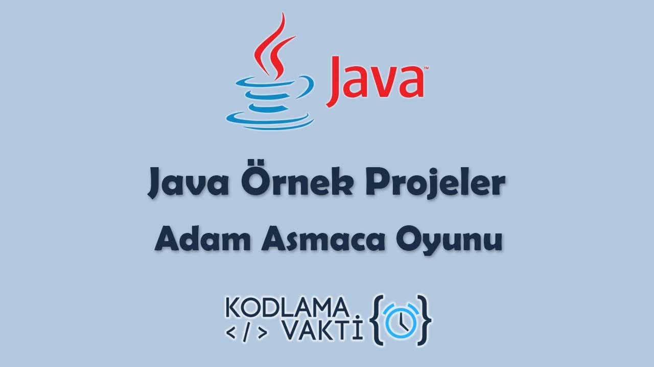 #Java Örnek Projeler 33 - Adam Asmaca