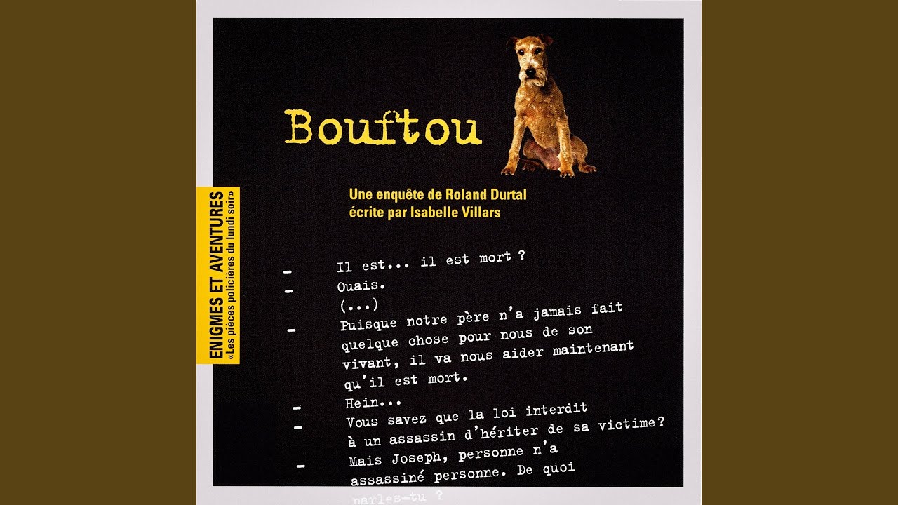 Enigmes et aventures : « Bouftou » (Les pièces policières du lundi soir) - Single