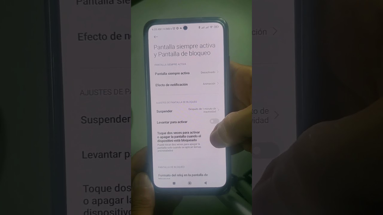 C&oacute;mo encender y apagar la pantalla de bloqueo con dos toques #tip #tecnologia #smartphone #android