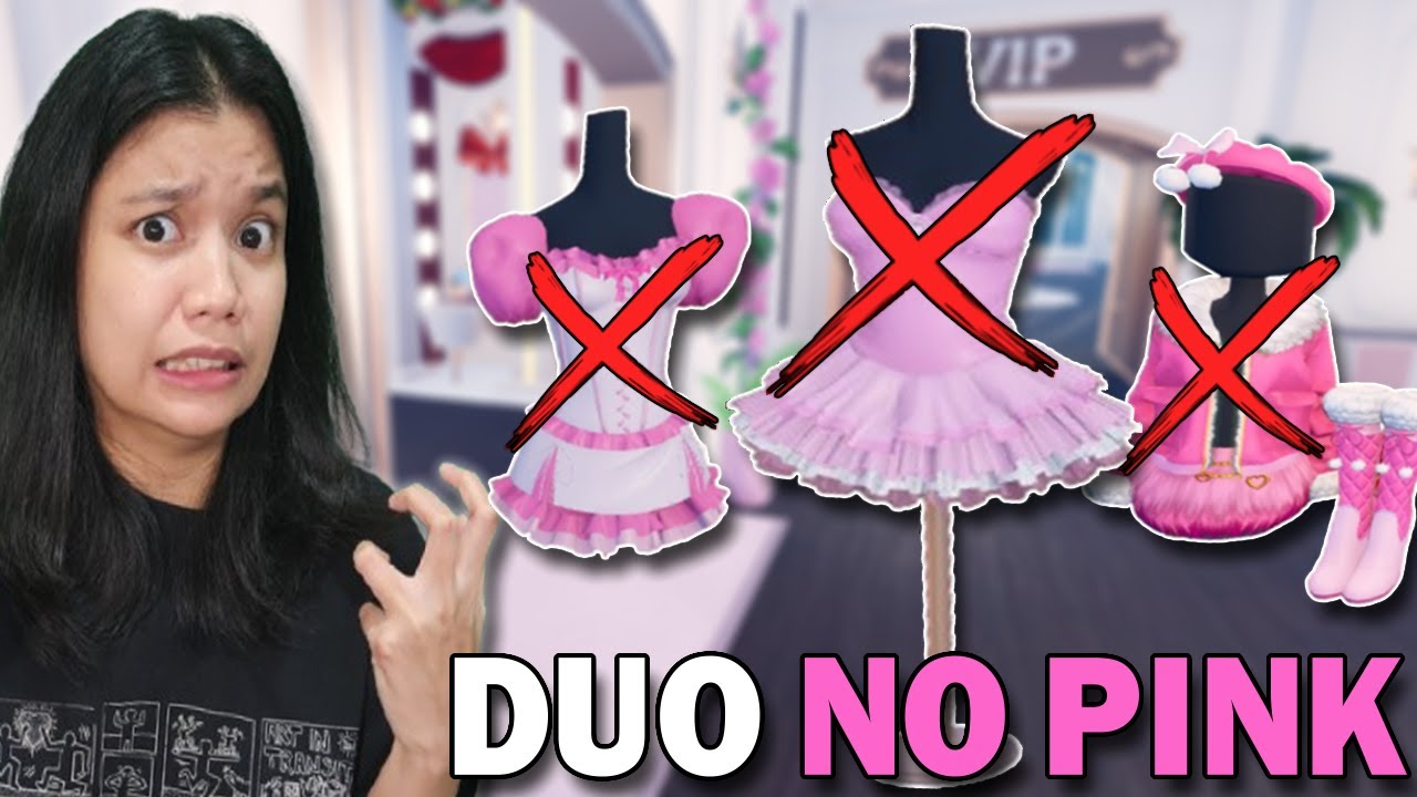 DUO BUT NO PINK CHALLENGE | Dress To Impress (Roblox)