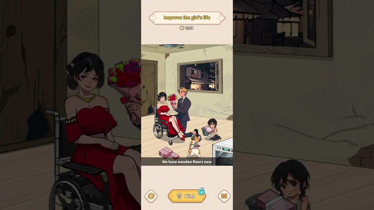 Brain Puzzle Tricky Quest - Broken Home - Improve the girl's life #games #puzzle #braingames