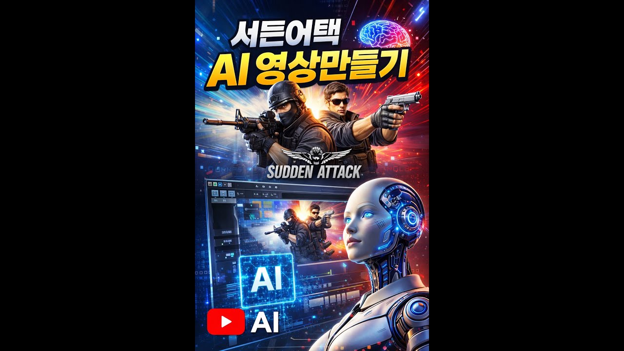 행님스나 628편 서든어택 AI 영상만들기 놀이 좀 하다가 게임하자!!