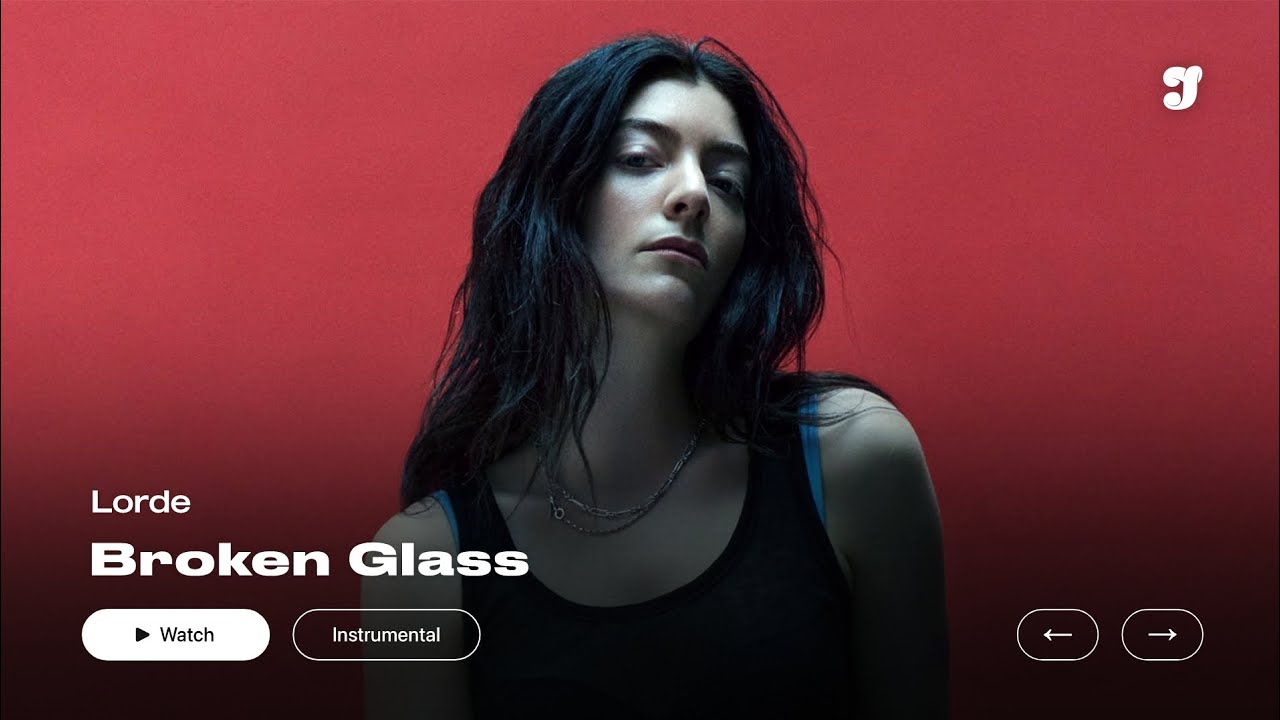 Lorde – Broken Glass | Instrumental