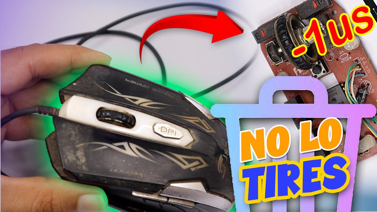 Mi mouse da doble clic en vez de uno | solución  facil paso a paso.🖱️