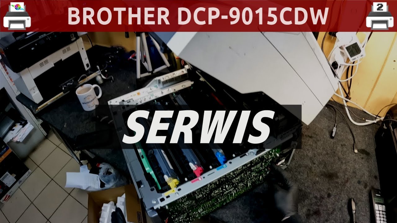 BROTHER DCP-9015CDW 🖨️ Serwis. Co tu się odwaliło?