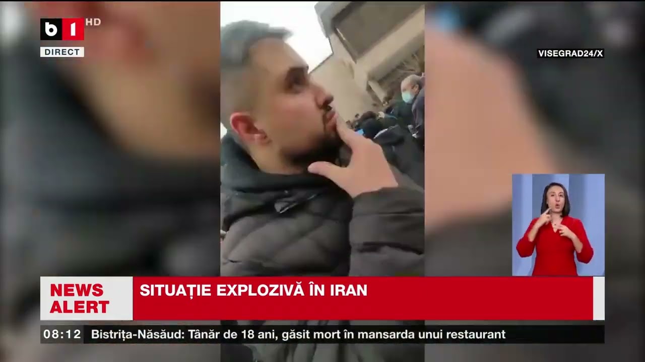 SITUAȚIA DIN IRAN SE &Icirc;NRĂUTĂȚEȘTE. INTERNETUL ESTE BLOCAT, ILUMINATUL A FOST OPRIT_Știri B1TV_13 ian