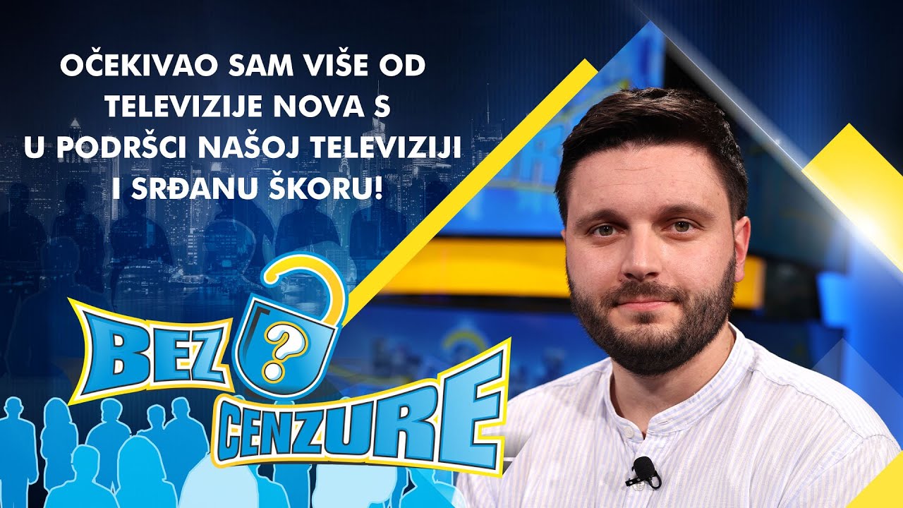 Danilo Vidaković - Očekivao sam vi&scaron;e od televizije Nova S u podr&scaron;ci na&scaron;oj televiziji i Srđanu &Scaron;koru