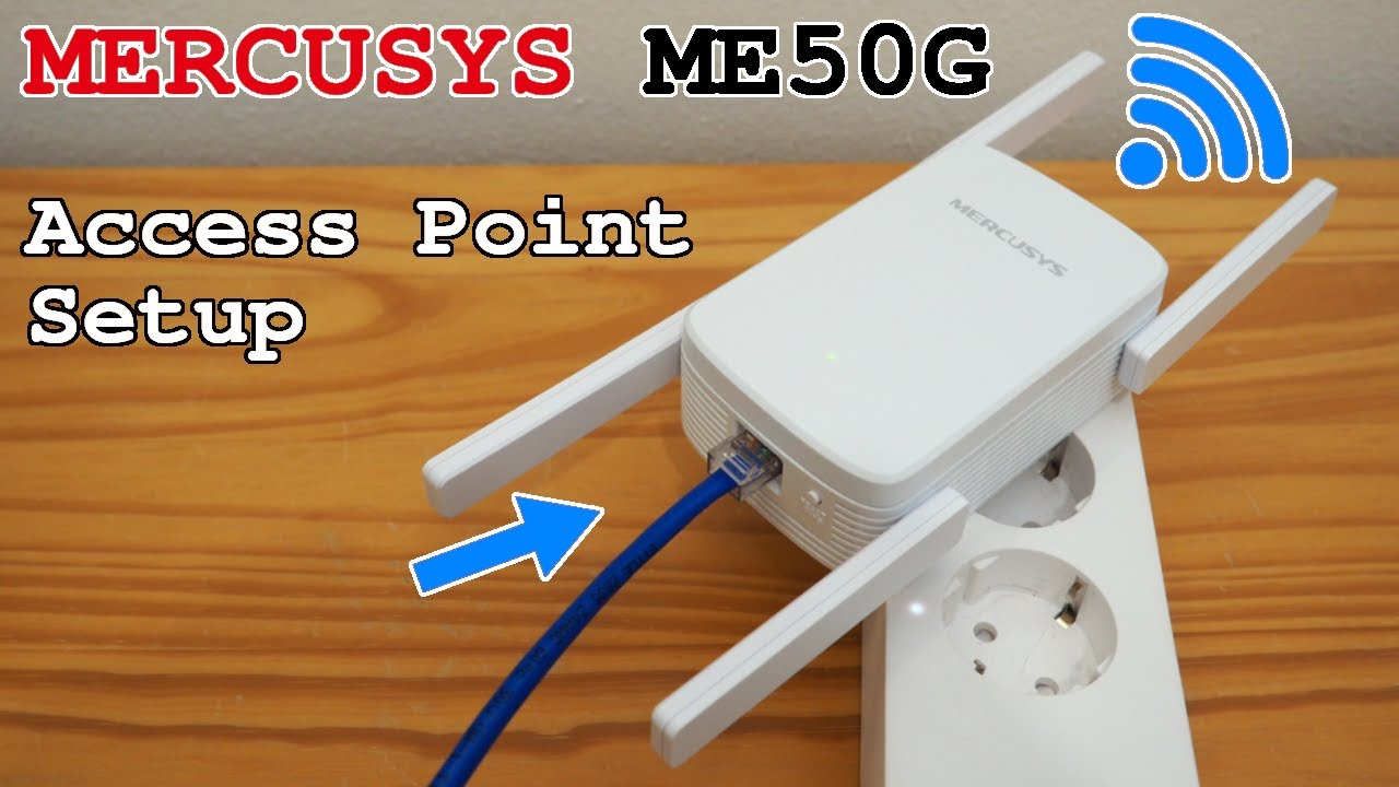 TP-Link Mercusys ME50G Wi-Fi extender • Access point mode setup