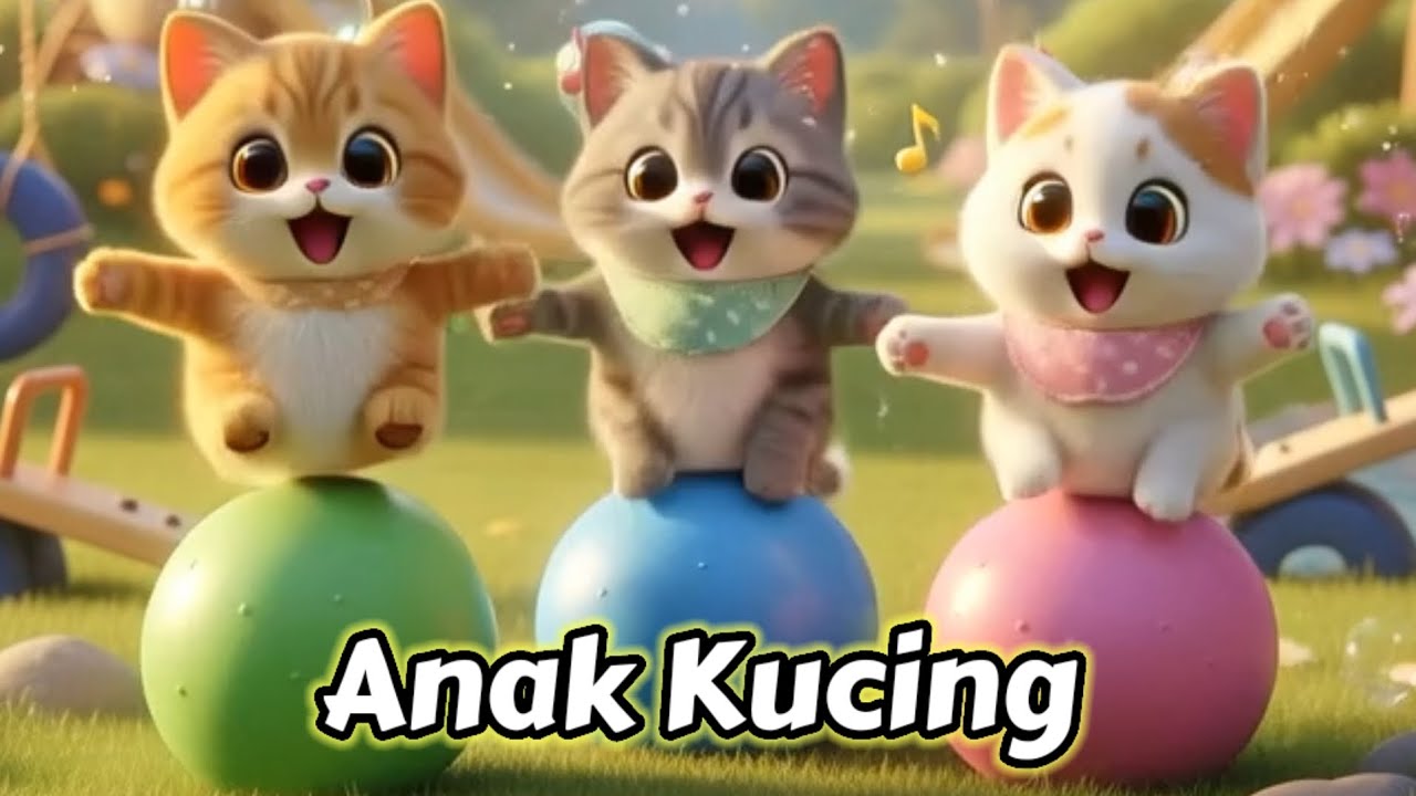 Anak Kucing Meong Meong ~ Lagu Anak Terbaik 