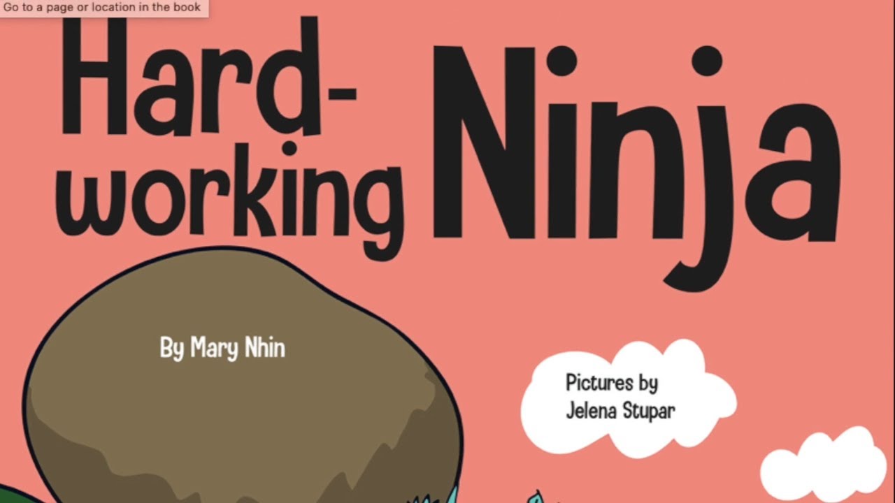 📕Kids Book Read Aloud: Ninja Life Hacks Book Hard Working Ninja By Mary Nhin