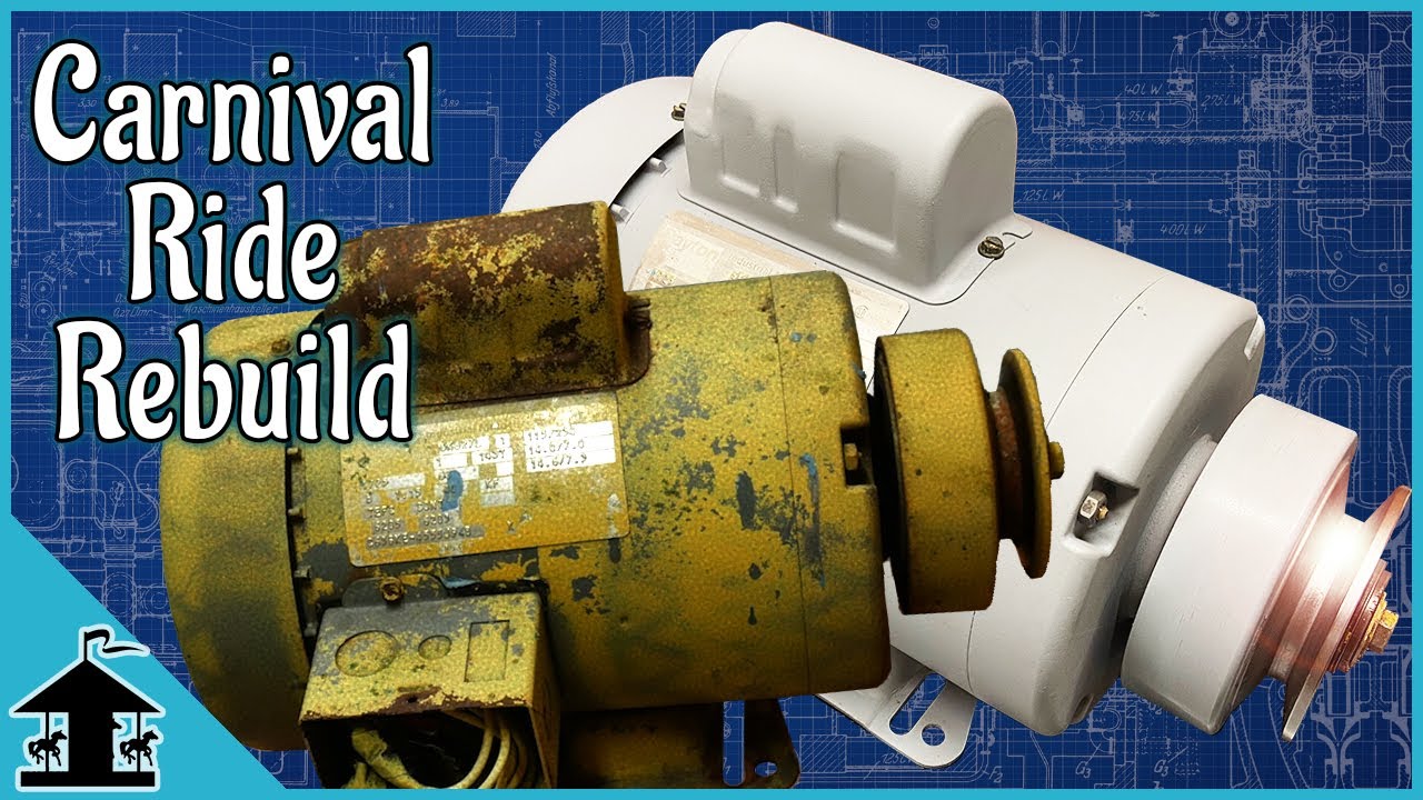Motor Restoration- Vintage Carnival Ride Repair
