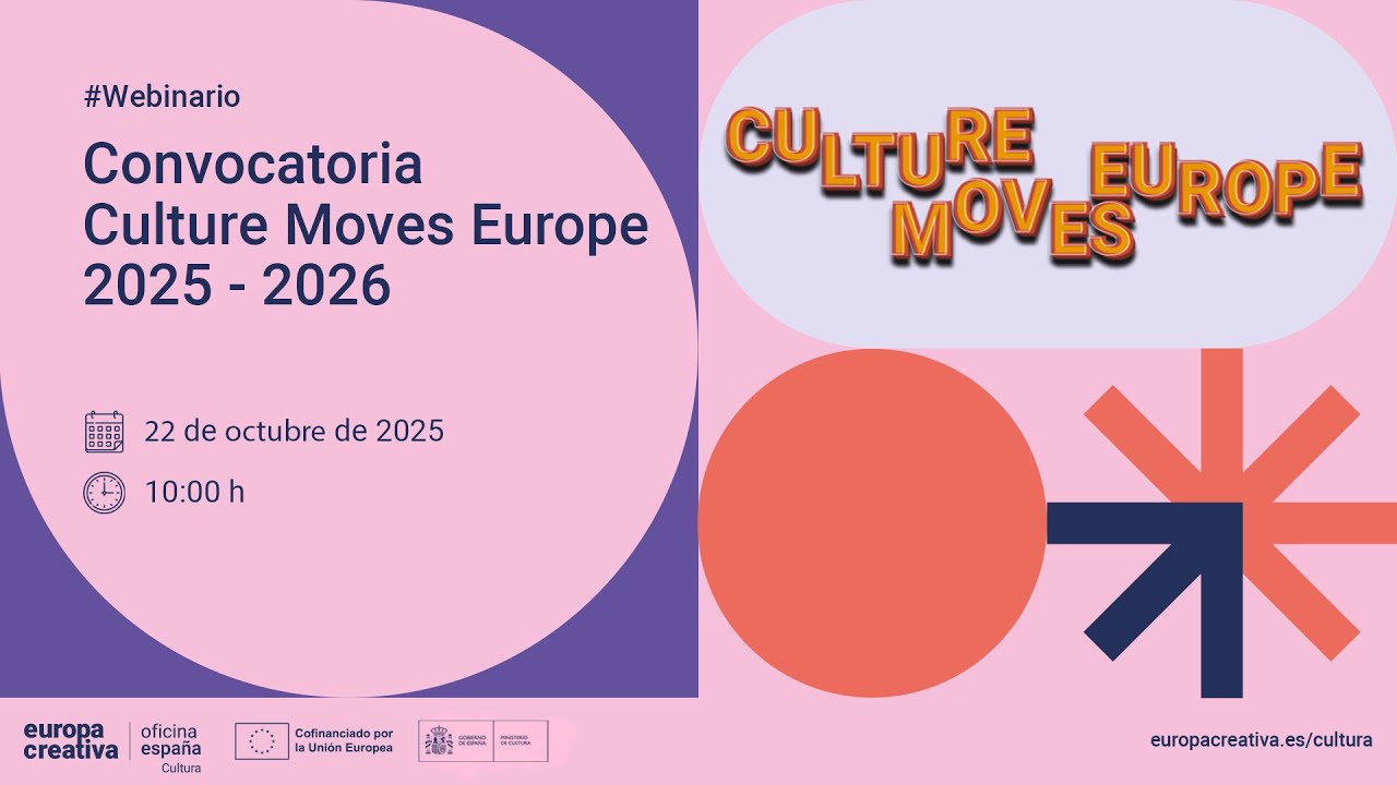 Webinario Culture Moves Europe 2025-2026. Movilidad individual (Subtitulado)
