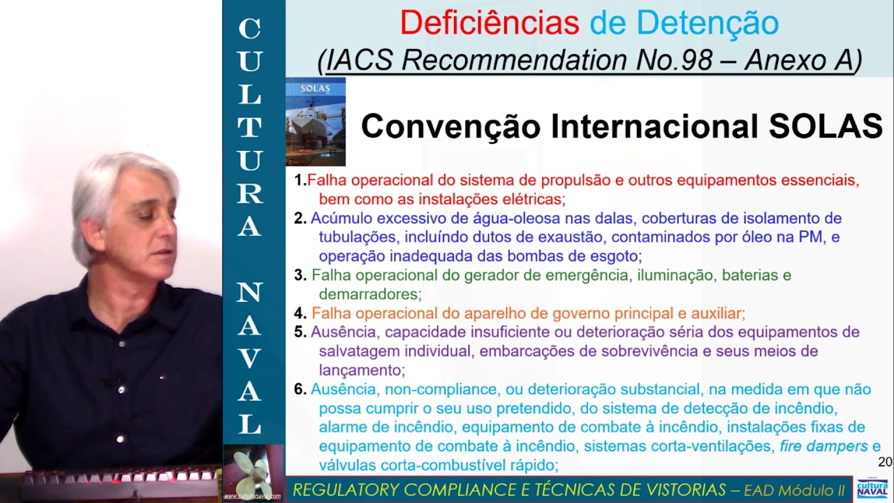 SOLAS - Deficiências de Detenção (Introdução)