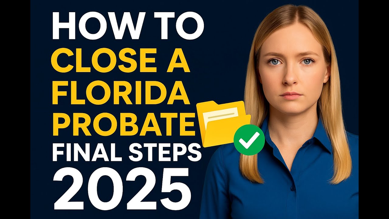How to Close a Florida Probate: Final Steps Explained (2025 Guide)