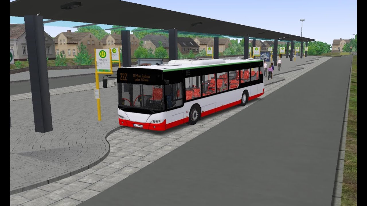 Linie 222 GE nach Marl | Neoplan Centroliner Evolution N4516 D2066 Voith | OMSI 2