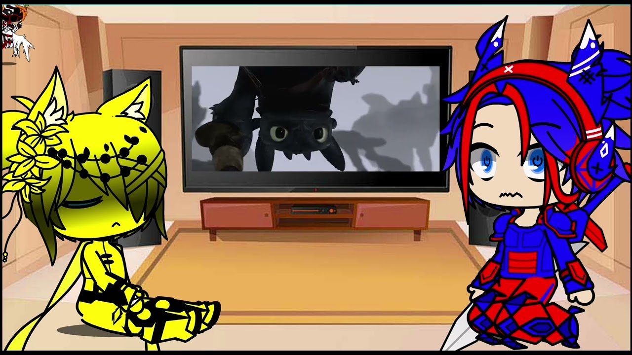 Bee and Optimus react to Bee as Toothless