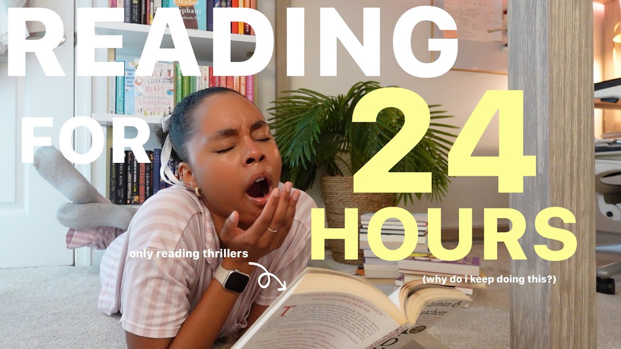 summerween 24 hour reading vlog 🦇🎃🩸 literally almost passed away