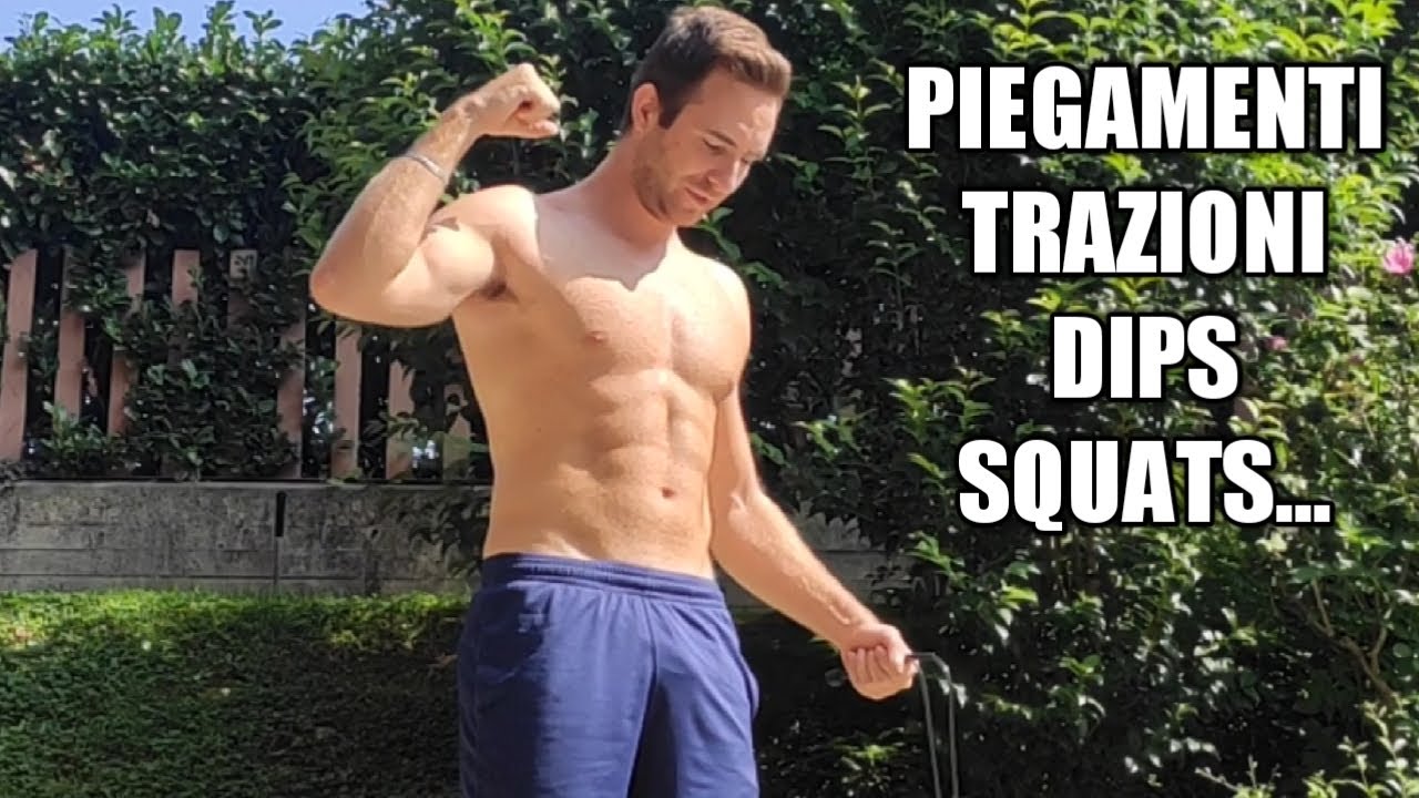 Il POTERE degli esercizi base a CORPO LIBERO