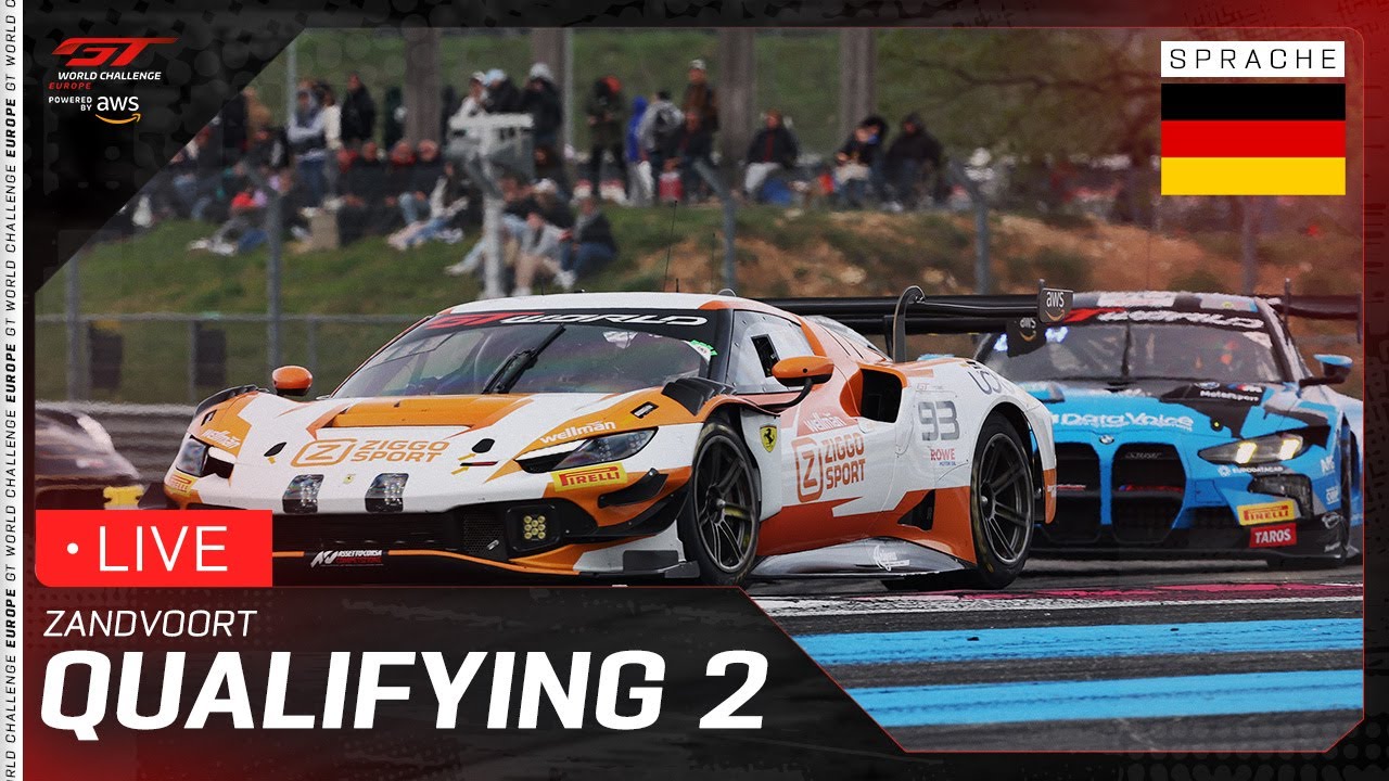 LIVE | Qualifying 2 | Zandvoort | GT World Challenge Europe powered by AWS 2025 (Deutsche)