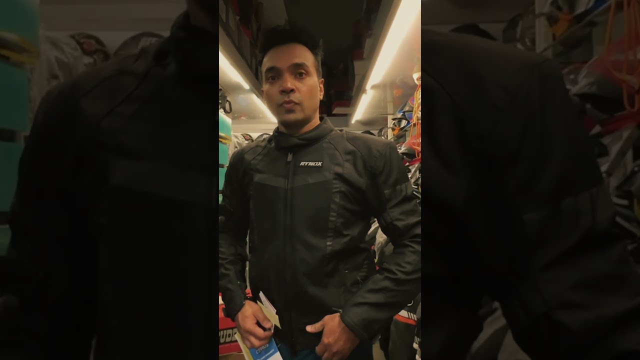 🔥Best Riding Jacket Rynox Tornado Pro 4 All Black..#shortsviral #ytshorts  #himalayan450