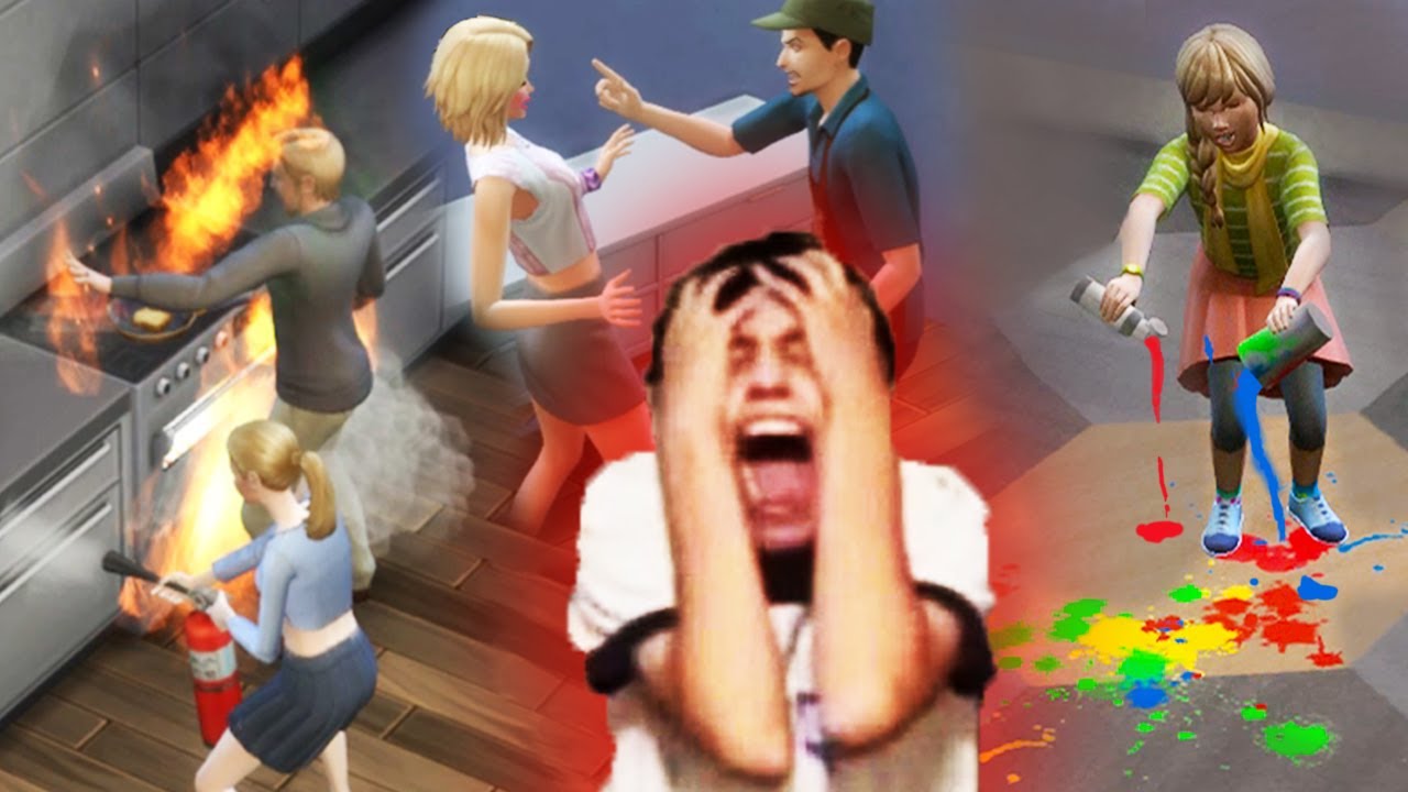 عائله تقتحم بيتي وتعيش عندي بالغصب *قتلتهم*  | Sims 4
